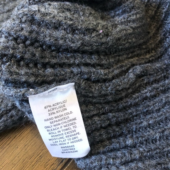 BP gray cable knit chunky sweater - Picture 8 of 8